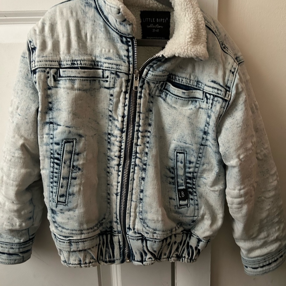 Little Bipsy Light Wash Denim Jacket
